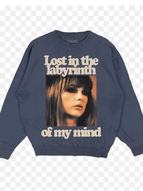 Taylor Swift Midnights Fleece-Lined Crewneck Size XL EUC collectors item